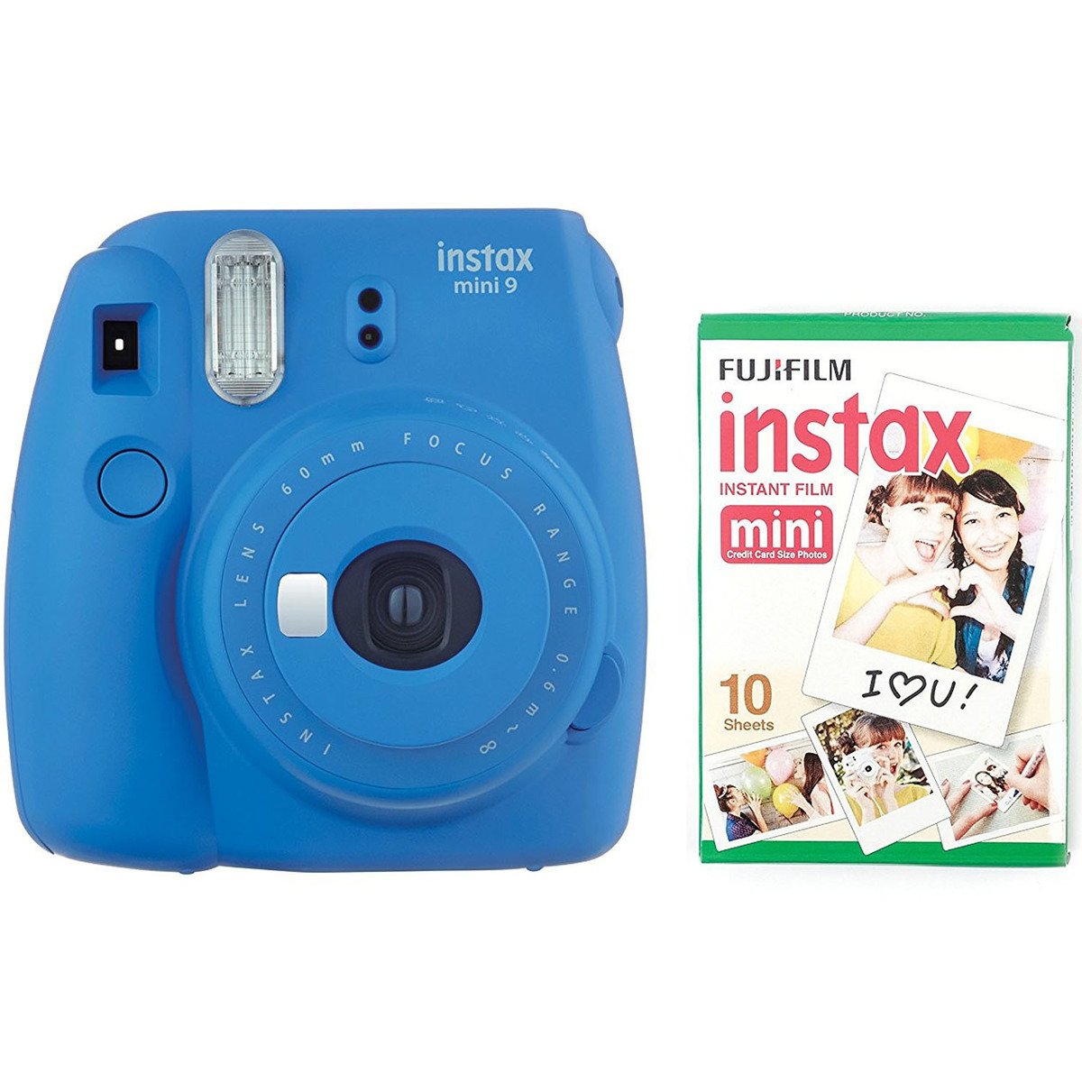 Fujifilm instax mini 9 Instant Camera Cobalt Blue + Film