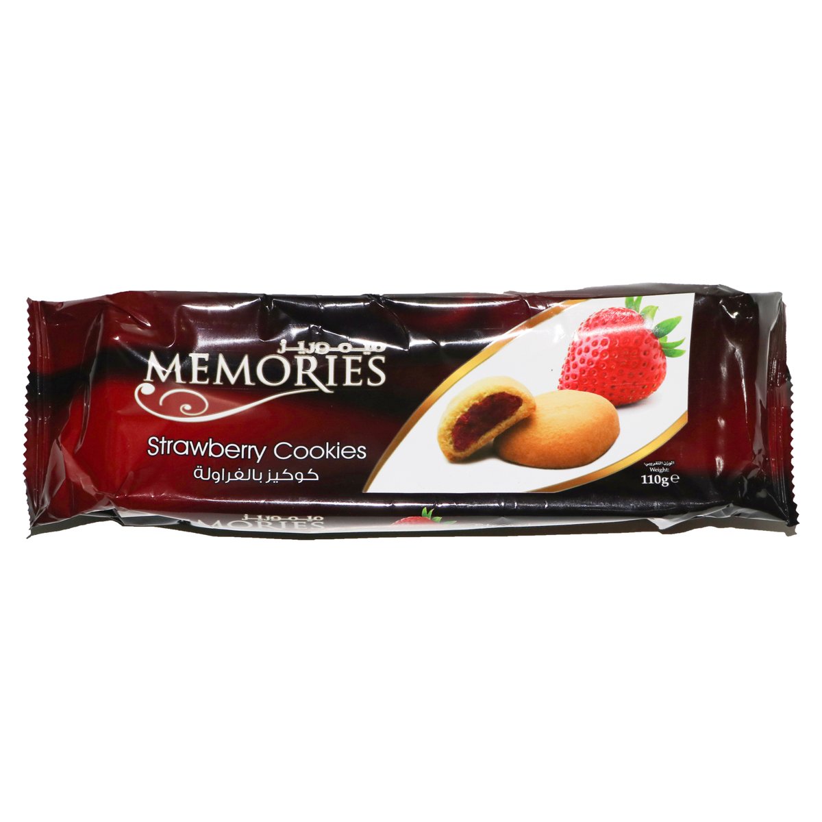 Memories Strawberry Cookies 110g