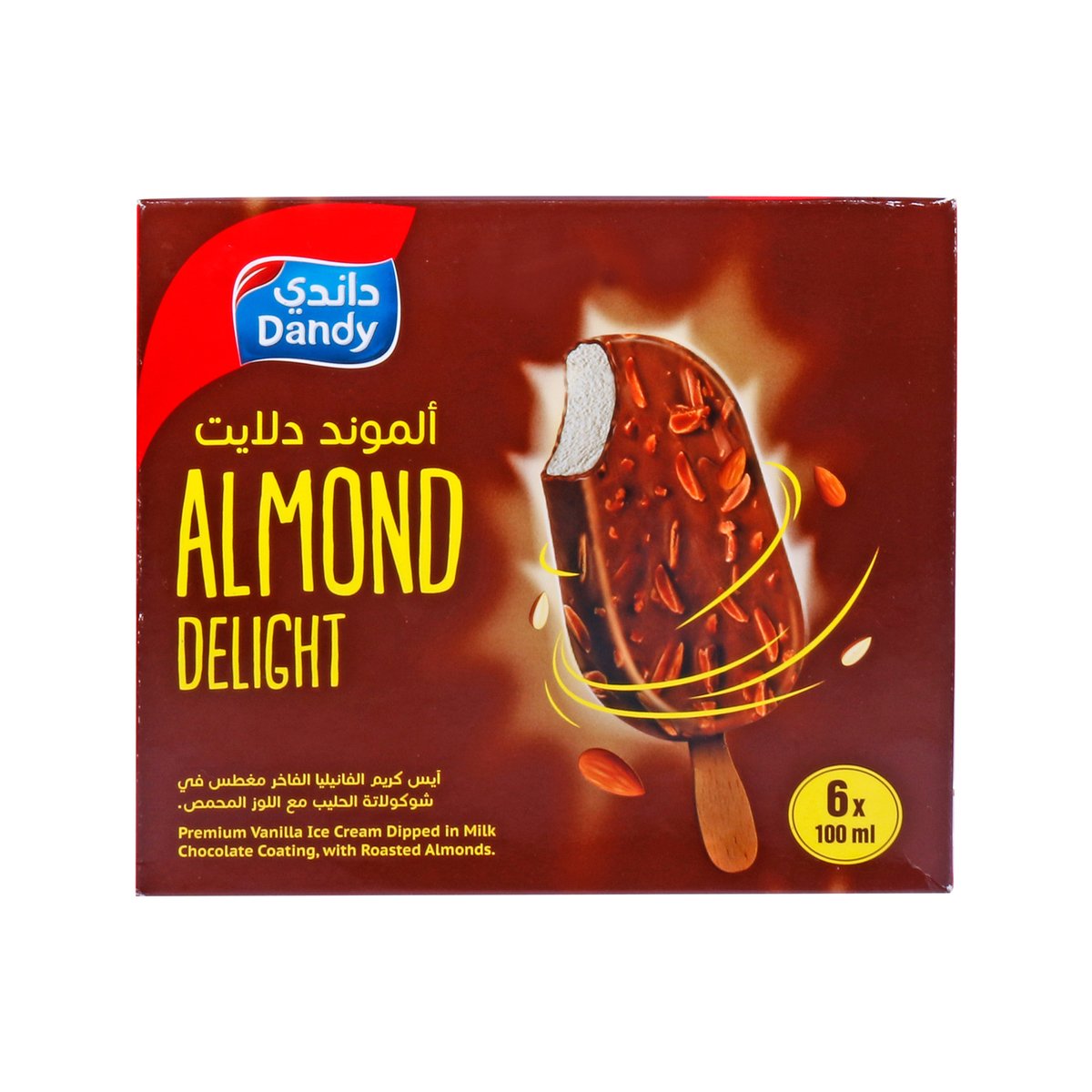 Dandy Almond Delight Ice Cream 6 x 100 ml