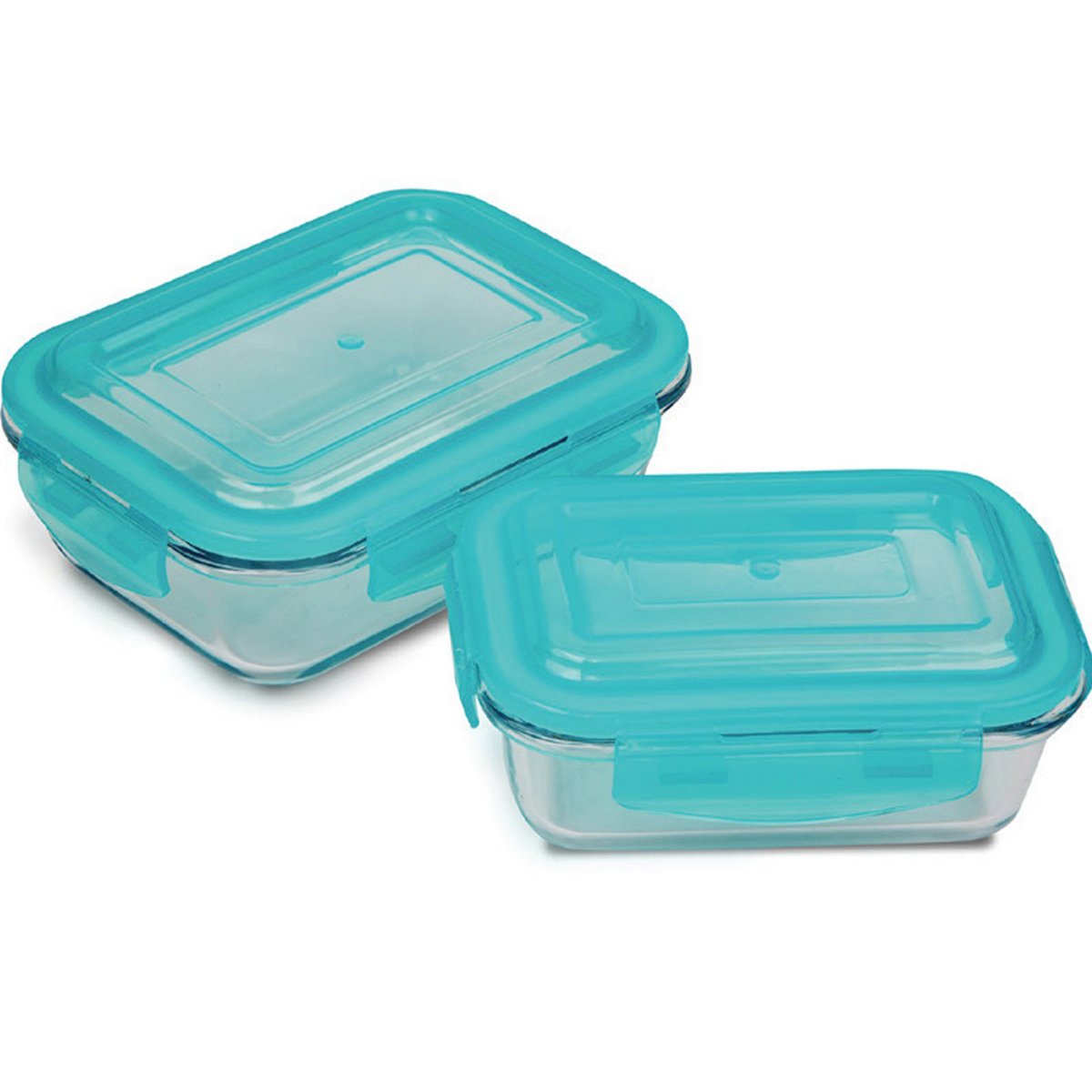 Home 4Lock Container 2pcs Assorted Colours