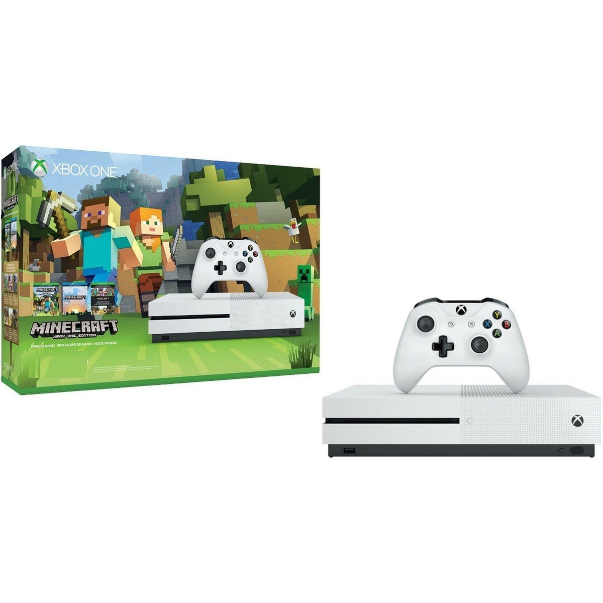 Xbox One S 1TB Console + Minecraft