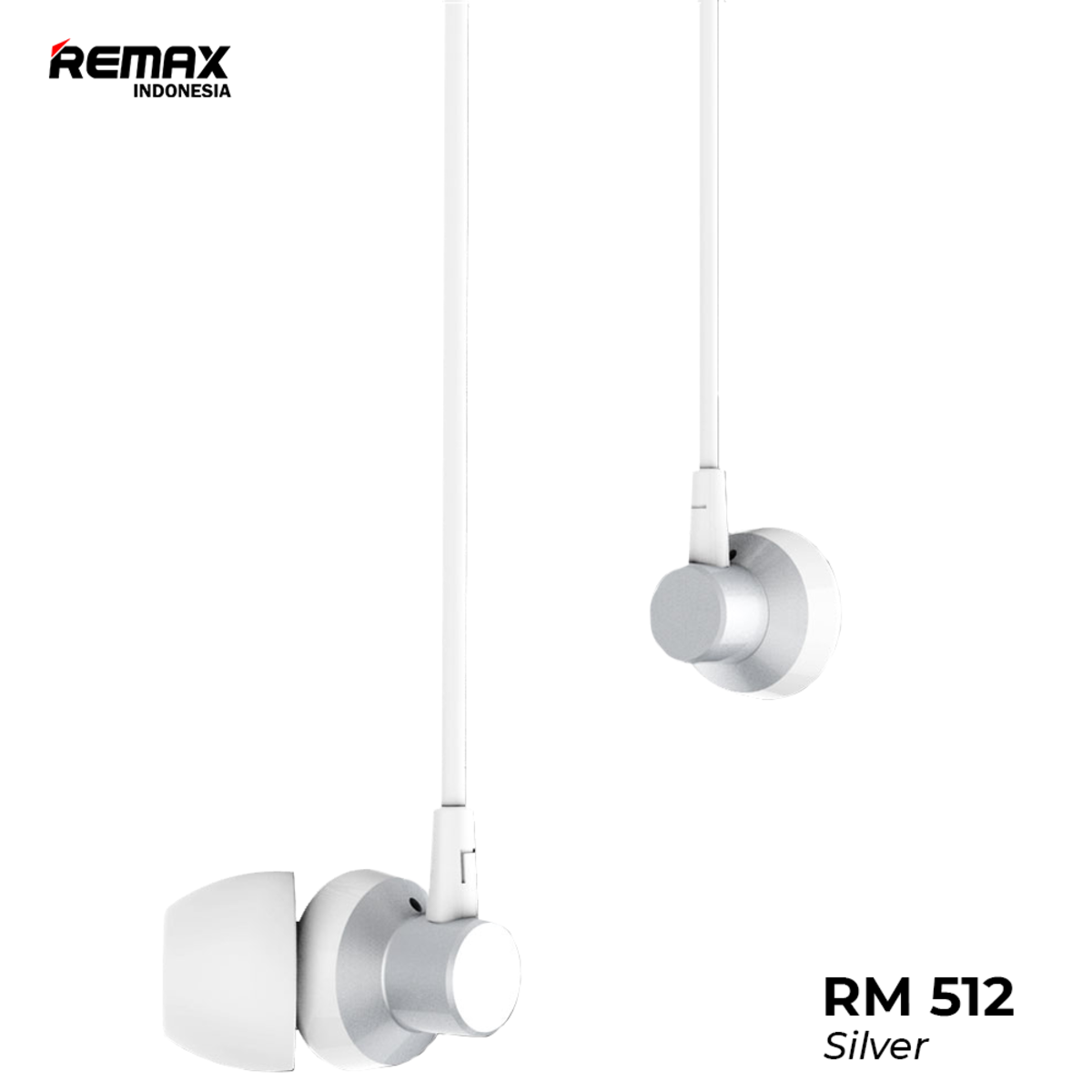 Remax WiredHeadset RM-512 Silver