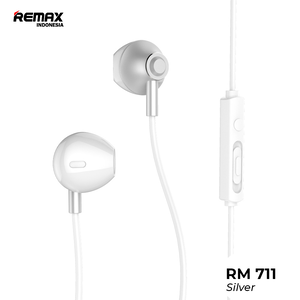 Remax WiredEarphn RM-711 Silver