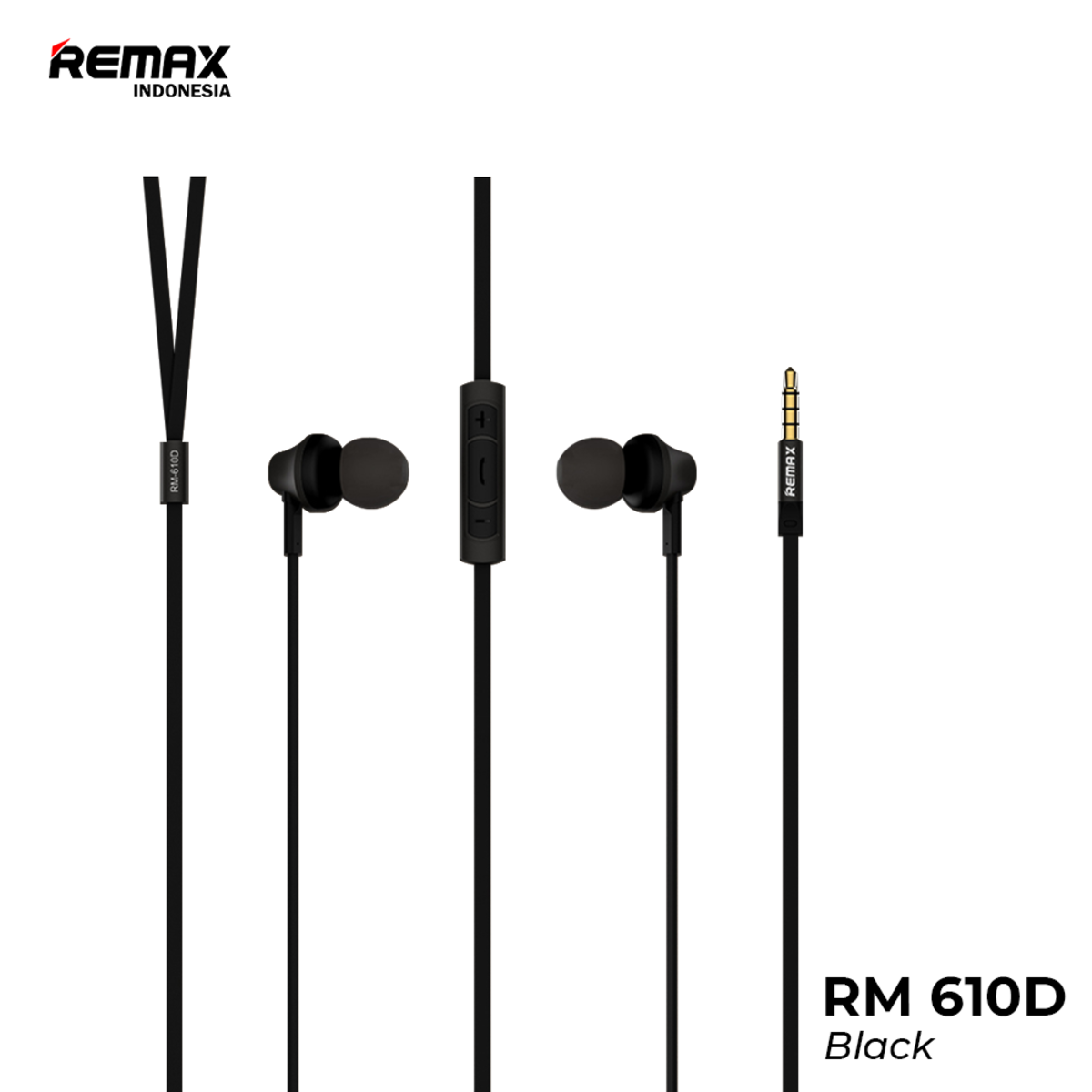 Remax Earphn RM-610D Black