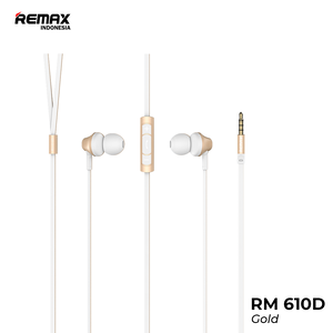 Remax Earphn RM-610D Gold