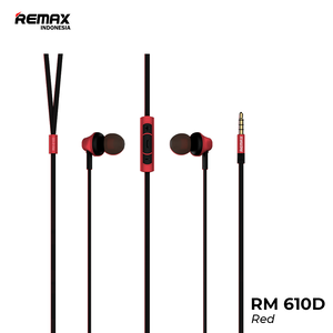 Remax Earphn RM-610D Red