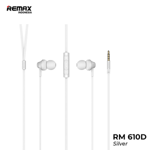 Remax Earphn RM-610D Silver