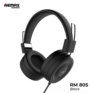 Remax WiredHeadphn RM-805 Black