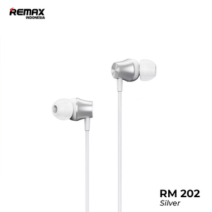 Remax InEarHeadphn RM-202 Silver