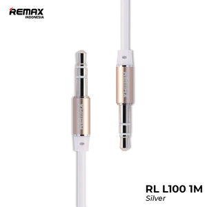 Remax Aux3.5mmCbl RL-L100 1m Wht
