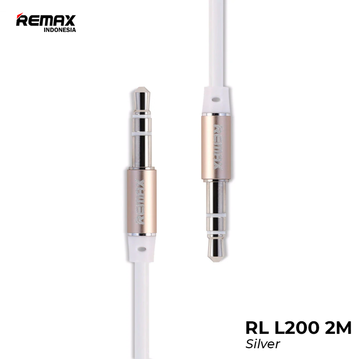 Remax Aux3.5mmCbl RL-L200 2m Wht