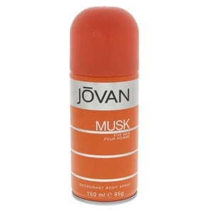 Buy Jovan Musk Body Spray For Men 150 ml Online at Best Price | Female & Unisex Deo | Lulu KSA in Kuwait