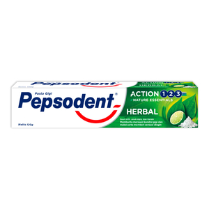 Pepsodent Toothpaste Complete 8act Herbal 120+30g