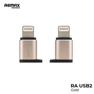 Remax OTG MicUSB-Lgt RA-USB2 Gld