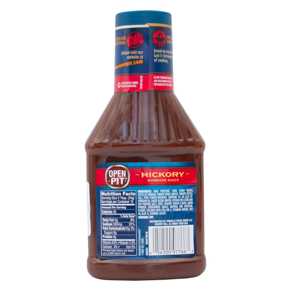 Open Pit Authentic Barbecue Sauce Hickory 510 g