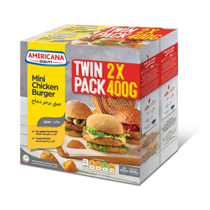 Americana Mini Chicken Burger Value Pack 2 x 400g