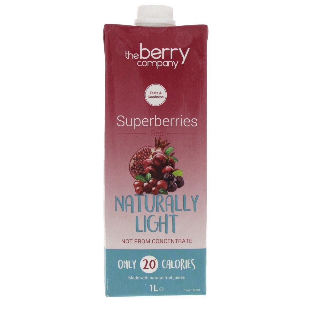 The Berry Company Superberries Red Naturally Light 1 Litre