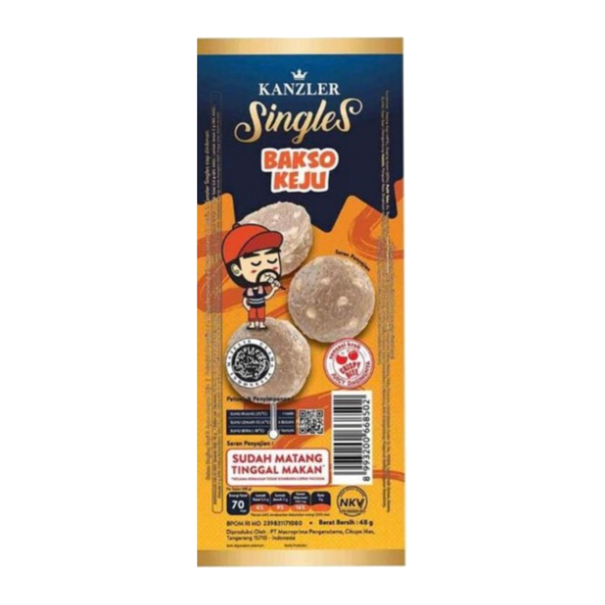 Kanzler Single Meatballs Cheese 48g
