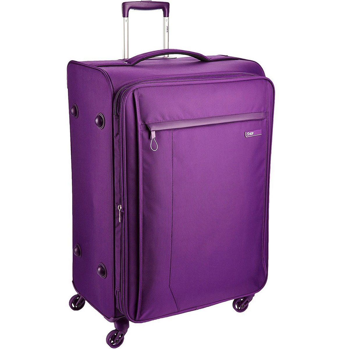 VIP Maximus 4 Wheel Soft Trolley, 79 cm, Purple