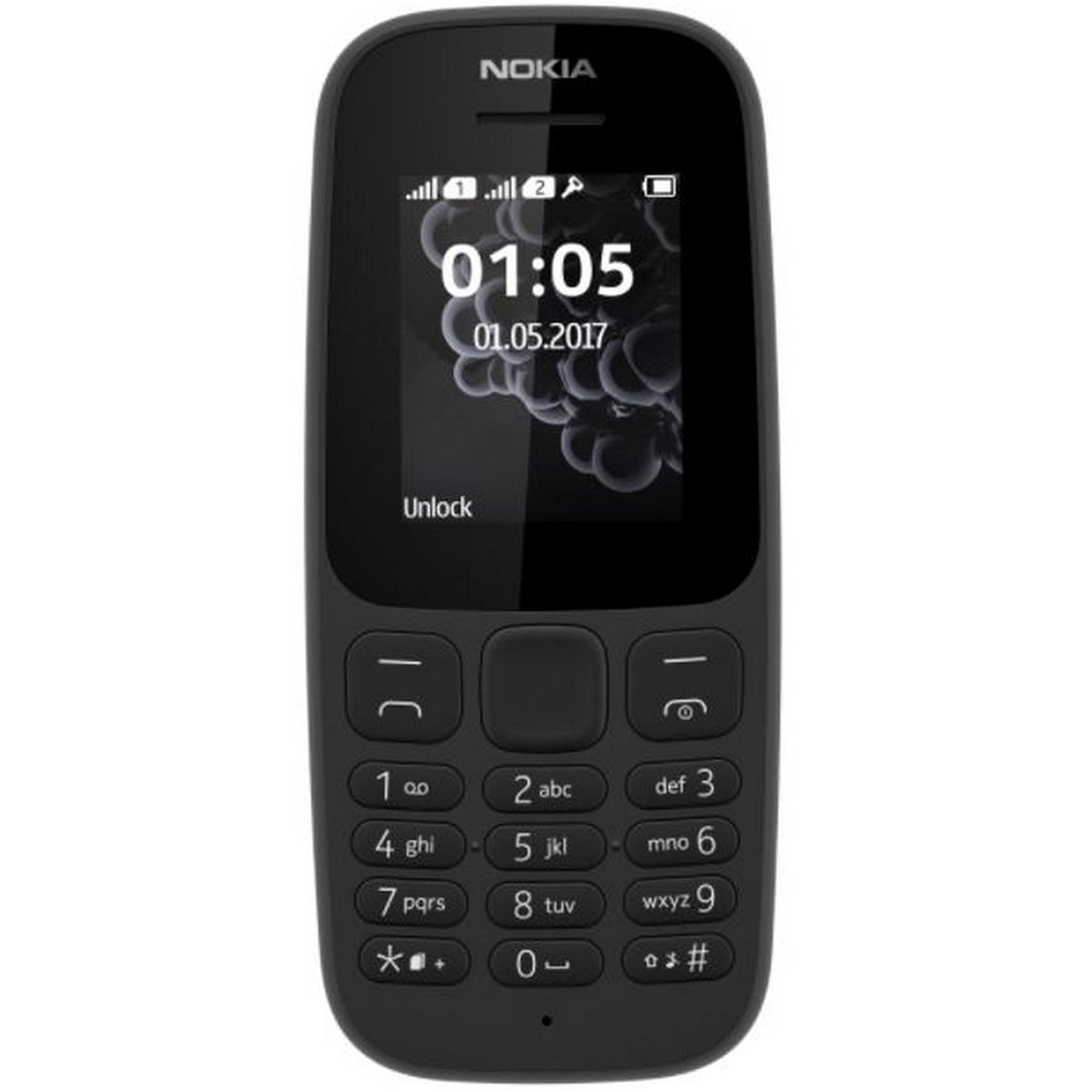 Nokia Mobile Phone 105 Dual SIM Black