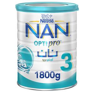 Buy Nestle Nan Optipro Stage 3 Growing Up Formula From 1 to 3 year 1.8 kg Online at Best Price | Baby milk powders & formula | Lulu UAE in UAE