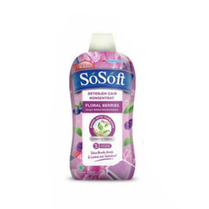 SoSoft Liquid Detergent Floral Berries Bottle 700ml