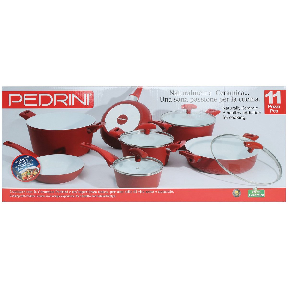 Pedrini Cookware Set 11pcs