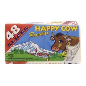 Happy Cow Regular Processed Cheese 800g