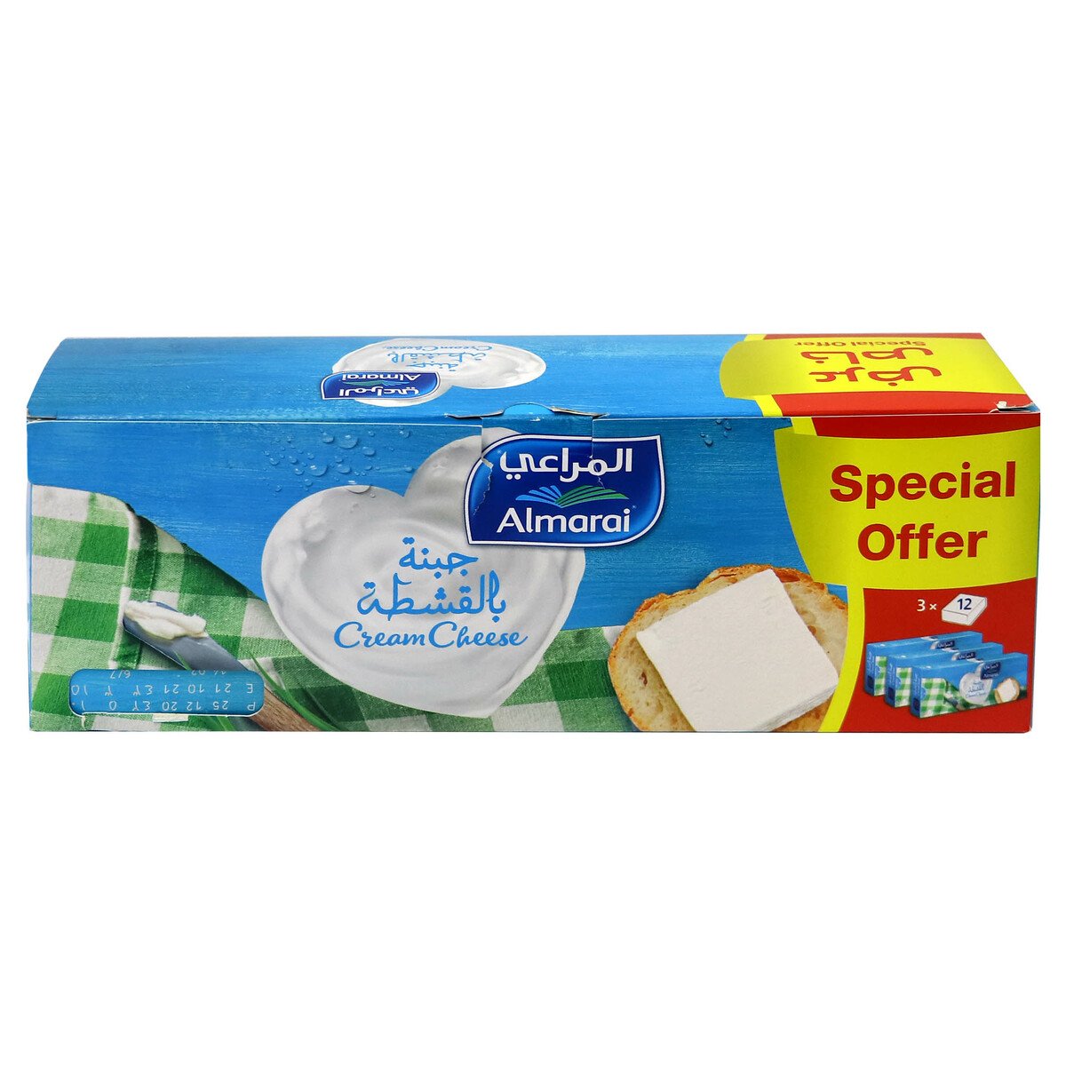 Almarai Cream Cheese 3 x 216g