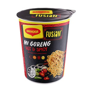 Maggi Cup Noodles Fusian Mi Goreng Hot & Spicy 65g