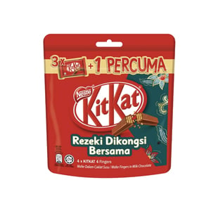 Kitkat 4F Flowrap Raya Edition Sharebag  Buy 3 Free 1,35g each