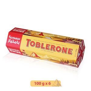 Toblerone Milk Chocolate 6 x 100 g