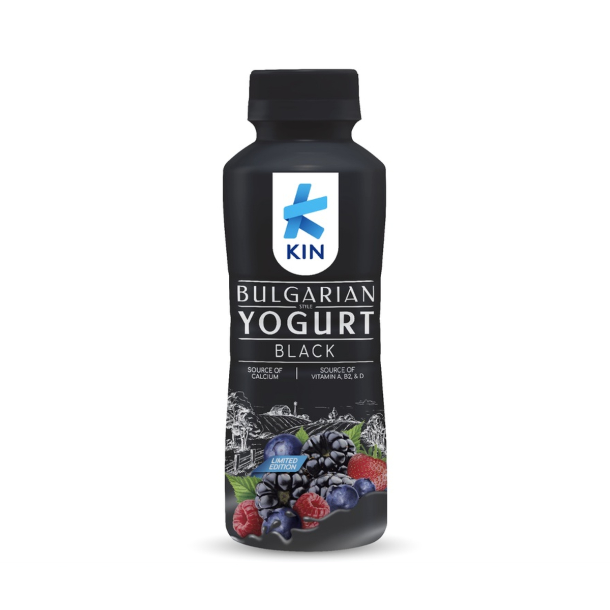 Kin Yogurt Bulgarian Black 200ml