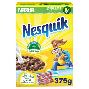 Nestle Nesquik Chocolate Breakfast Cereal 375g