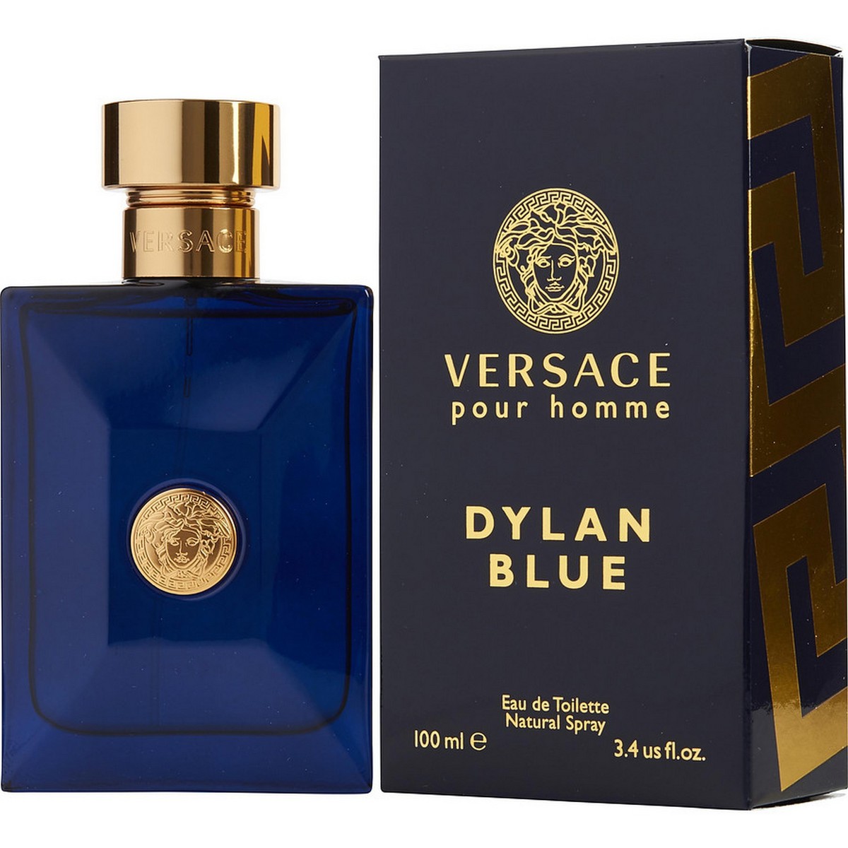 اشتري قم بشراء Versace Pour Homme Dylan Blue Eau De Toilette for Men 100ml Online at Best Price من الموقع - من لولو هايبر ماركت FF-Men-EDT في السعودية