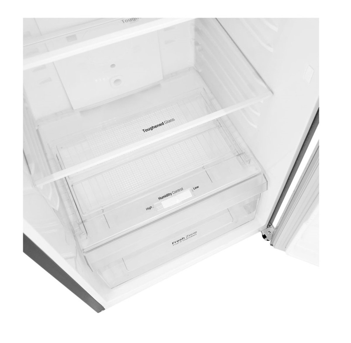 LG Double Door Refrigerator GR-C402RLCN 335Ltr, LINEAR Cooling, DoorCooling, Moist Balance Crisper™