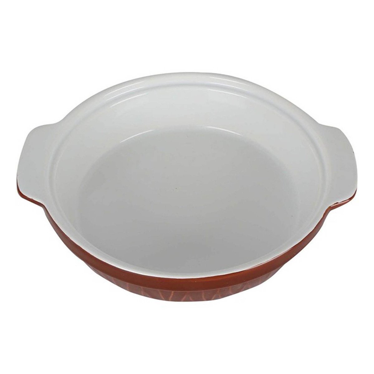 Pearl Noire Stoneware Flat Bake Bowl 8inch