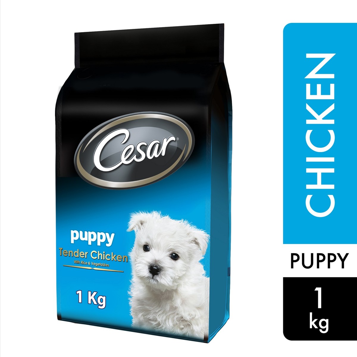Cesar Puppy Tender Chicken with Rice and Vegetables 1kg