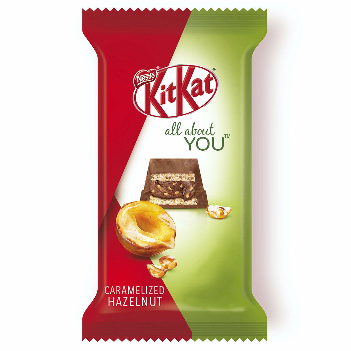 Nestle KitKat 5 Finger Caramelized Hazelnut Chocolate Wafer 12 x 40 g