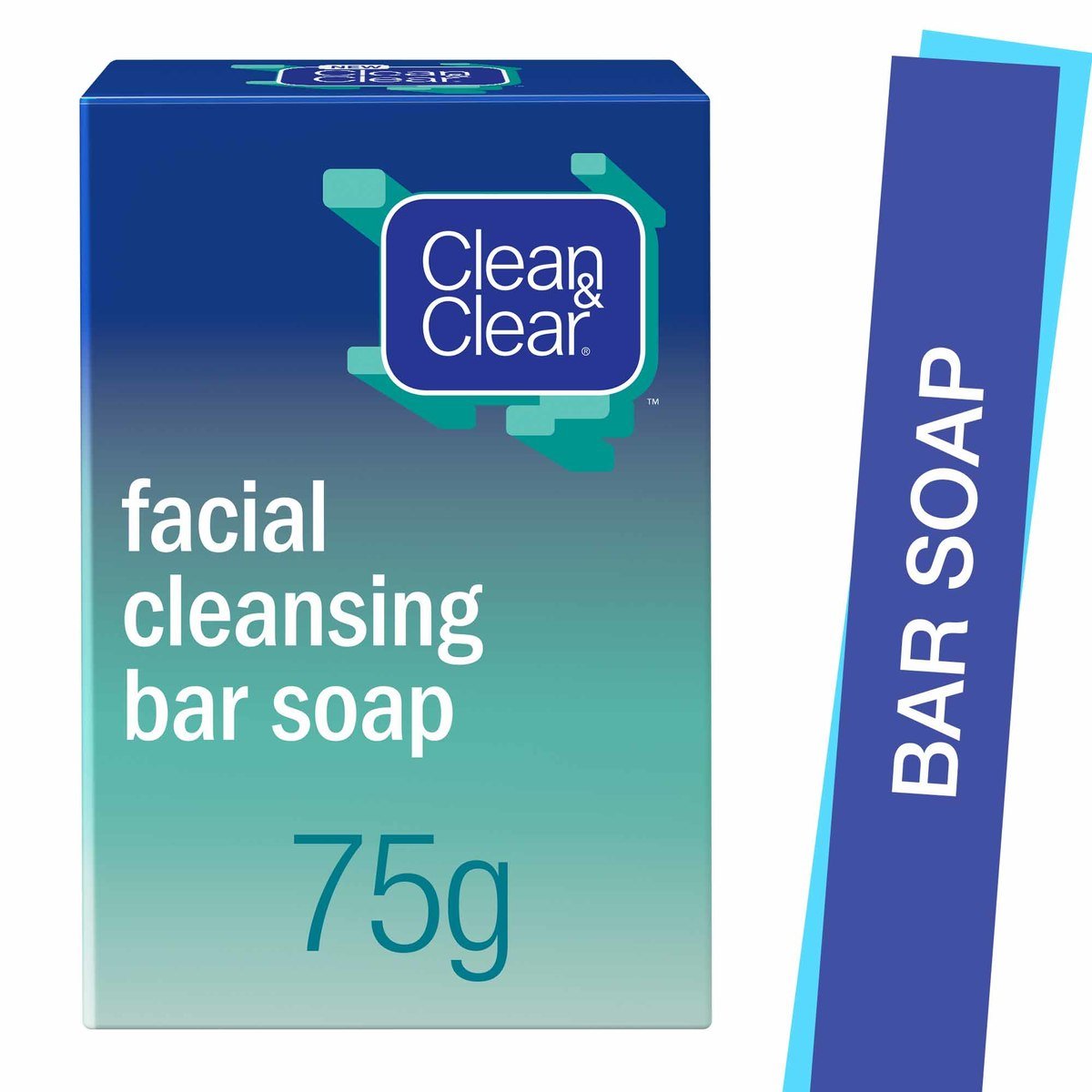 Clean & Clear Bar Soap Facial Cleansing 75 g