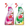 Dac Multi-Purpose Cleaner Wild Rose 500ml + Kitchen Cleaner 500ml