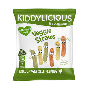Kiddylicious Tomato, Kale And Spinach Veggie Straws From 9 Months 12 g