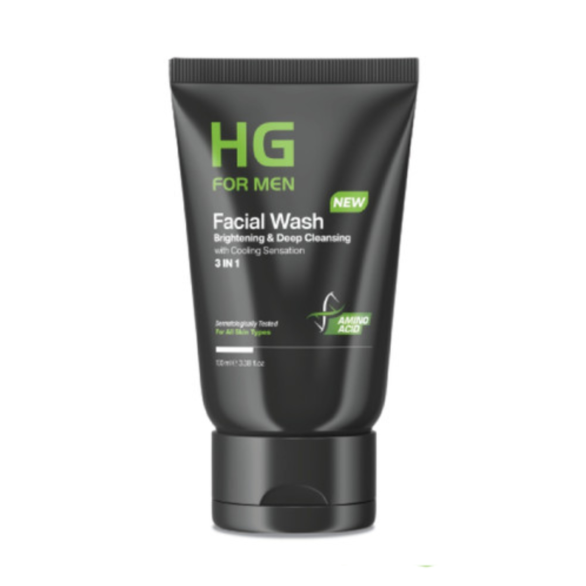 Hg For Men Facial Wash Bright & Deep Clean 100ml
