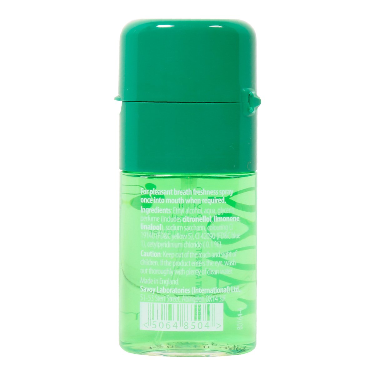 Savoy Breath Freshener Spray Fresh Mint Antiseptic 15ml