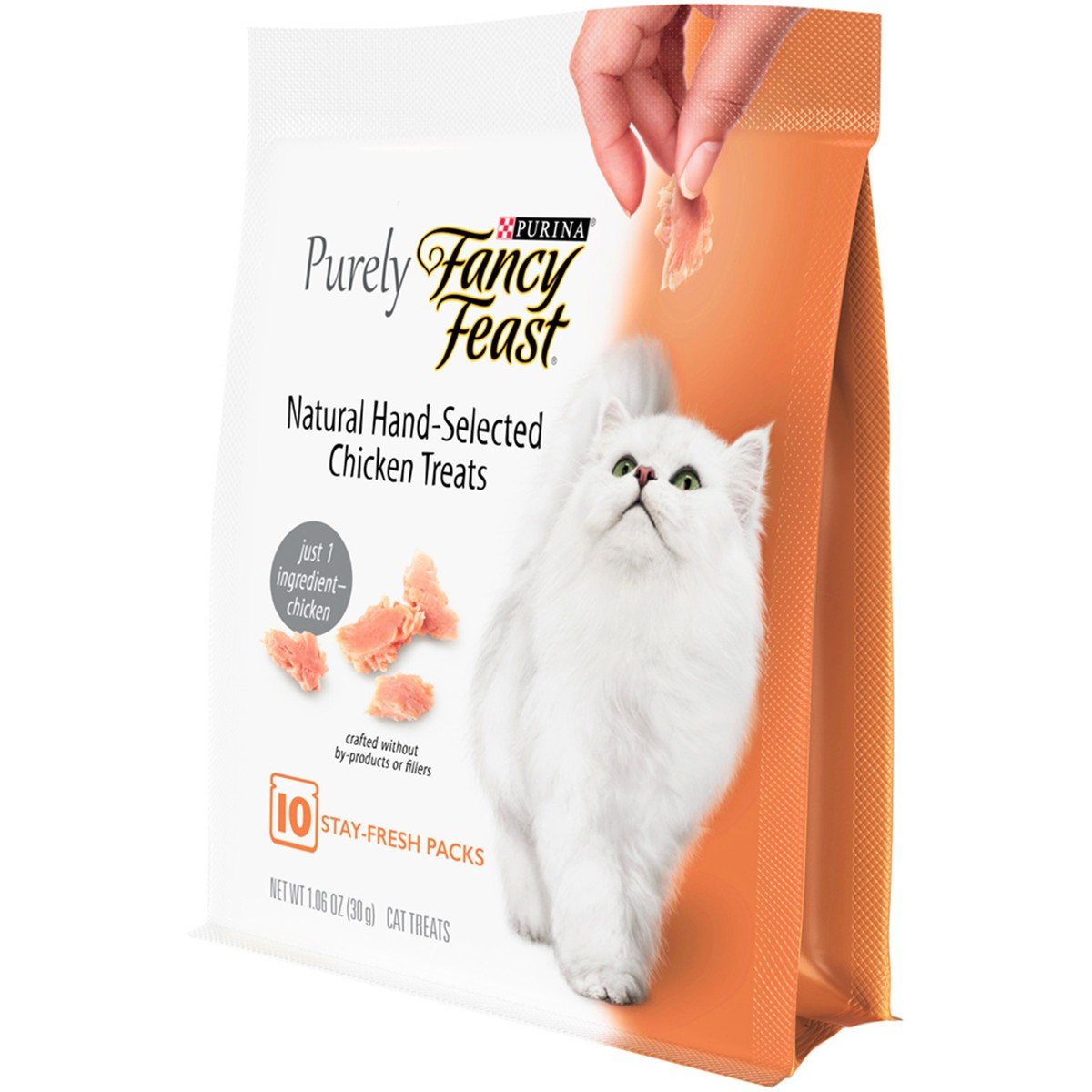 Purina Fancy Feast Purely Chicken Cat Food Treats 30 g
