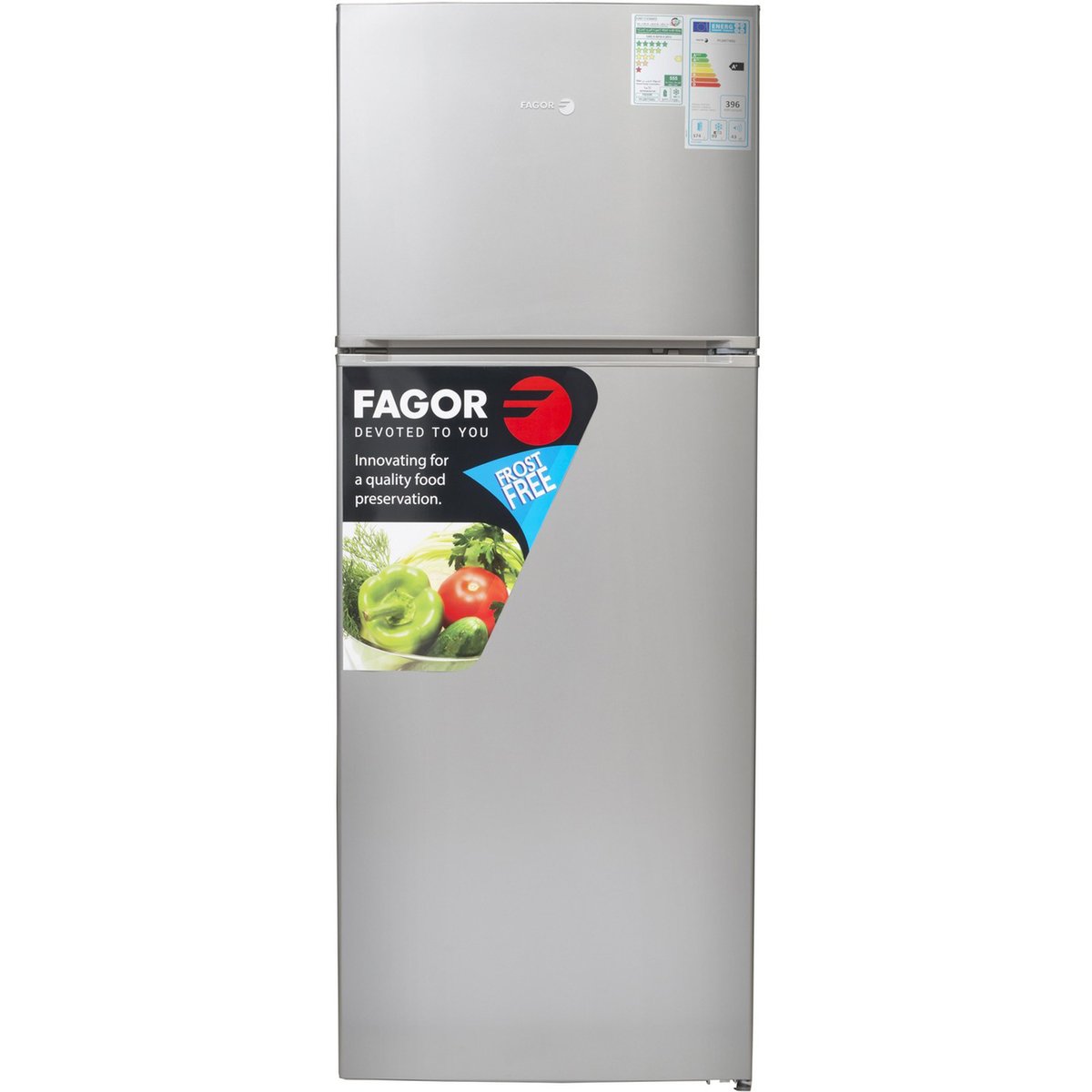 Fagor Double Door Refrigerator FFJ2677ASU 473Ltr