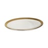 Home Gold Oval Plate 22inch HJ19860-S