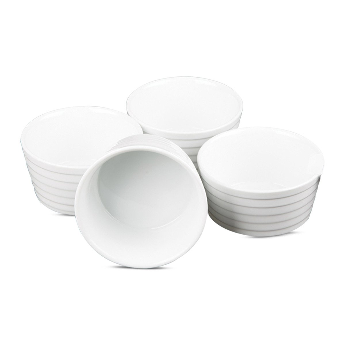 Home Ceramic Ramekin Bowls Set 4pcs 11cm