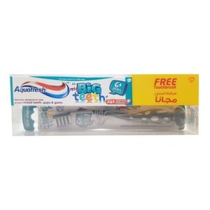 Aquafresh Toothpaste Big Teeth 50ml + Toothbrush 6+ years 1pc