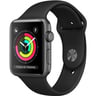 Apple Smart Watch Series 3 MQL12 42mm Grey With Black Sport Band